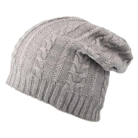 Bonnet Long à Torsades gris clair TIMBERLAND