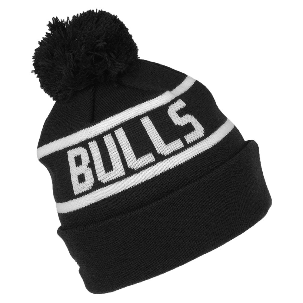 Bonnet à Pompon à Revers NBA Team Jake Chicago Bulls noir NEW ERA