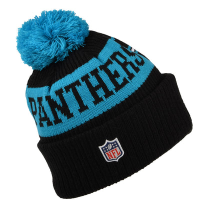 Bonnet à Pompon NFL On Field Sport Knit Carolina Panthers noir-bleu NEW ERA