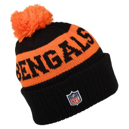 Bonnet à Pompon NFL On Field Sport Knit Cincinnati Bengals noir-orange NEW ERA