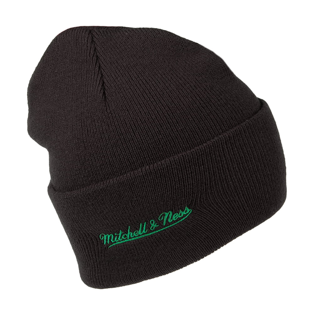 Bonnet NBA Team Logo Cuff Knit Boston Celtics noir MITCHELL & NESS