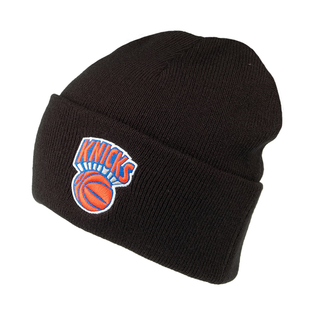 Bonnet NBA Team Logo Cuff Knit New York Knicks noir MITCHELL & NESS