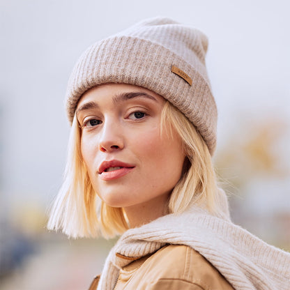 Bonnet Arlenas crème-beige sable BARTS