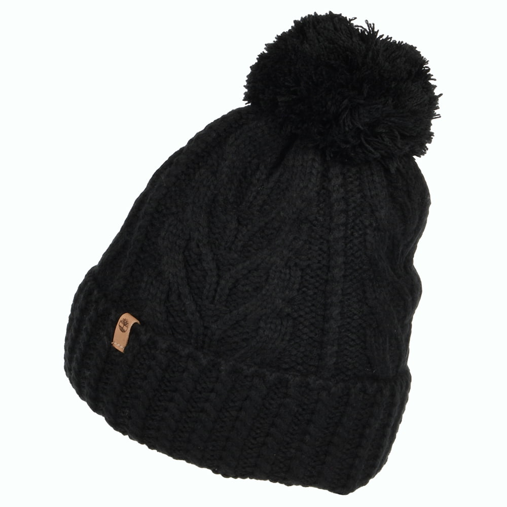 Bonnet à Pompon à Torsades Premium noir TIMBERLAND