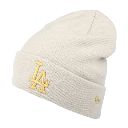 Bonnet Femme à Revers MLB Metallic Logo L.A. Dodgers pierre-doré NEW ERA