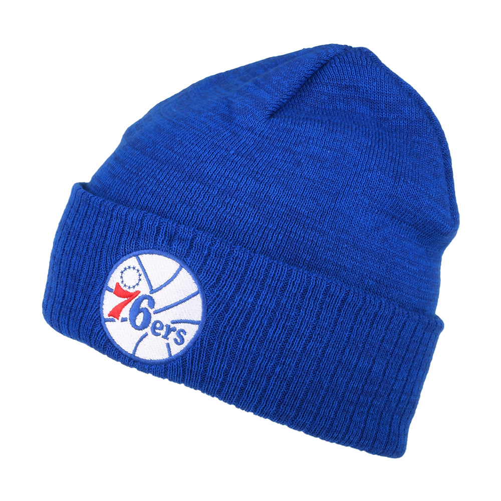 Bonnet NBA Fandom Knit HWC Philadelphia 76ers bleu roi MITCHELL & NESS