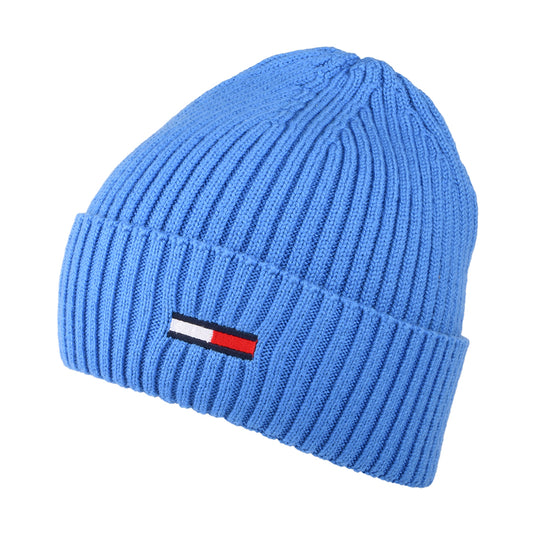 Bonnet Côtelé TJM Flag bleu TOMMY HILFIGER