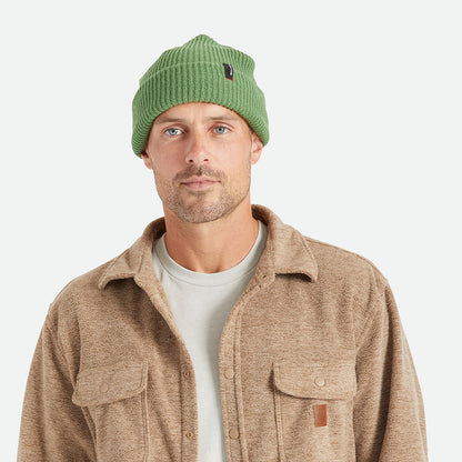 Bonnet à Revers Heist vert BRIXTON