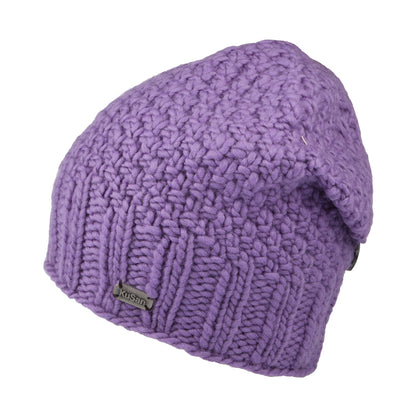 Bonnet Boutonné lilas KUSAN