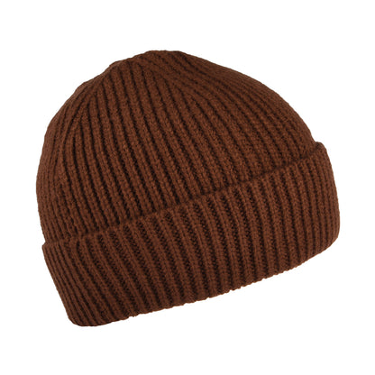 Bonnet Marin à Revers TNF Logo Box marron THE NORTH FACE