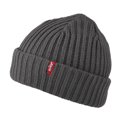 Bonnet Marin Côtelé gris foncé LEVI'S