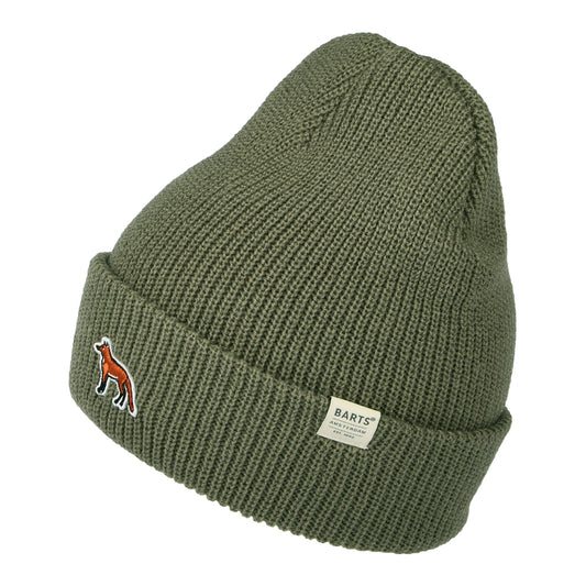 Bonnet Renards à Revers Portash vert militaire BARTS