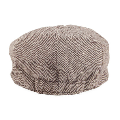 Casquette Gavroche Bébé à Chevrons marron JAXON & JAMES
