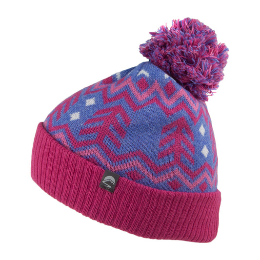 Bonnet à Pompon Enfant Jupiter rose-violet SUNDAY AFTERNOONS