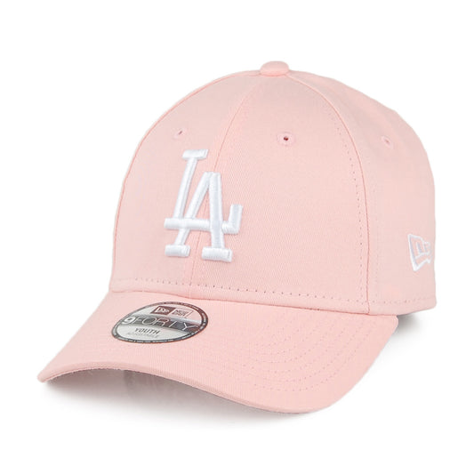 Casquette Enfant 9FORTY MLB League Essential L.A. Dodgers rose clair NEW ERA