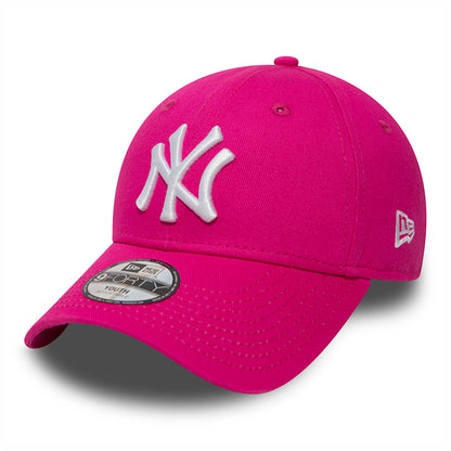 Casquette Enfant 9FORTY MLB League Essential New York Yankees rose NEW ERA