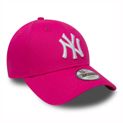 Casquette Enfant 9FORTY MLB League Essential New York Yankees rose NEW ERA