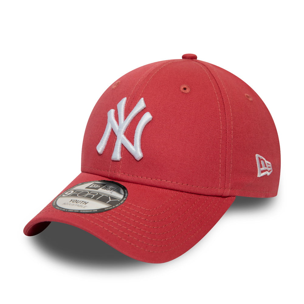Casquette Enfant 9FORTY MLB League Essential New York Yankees corail NEW ERA