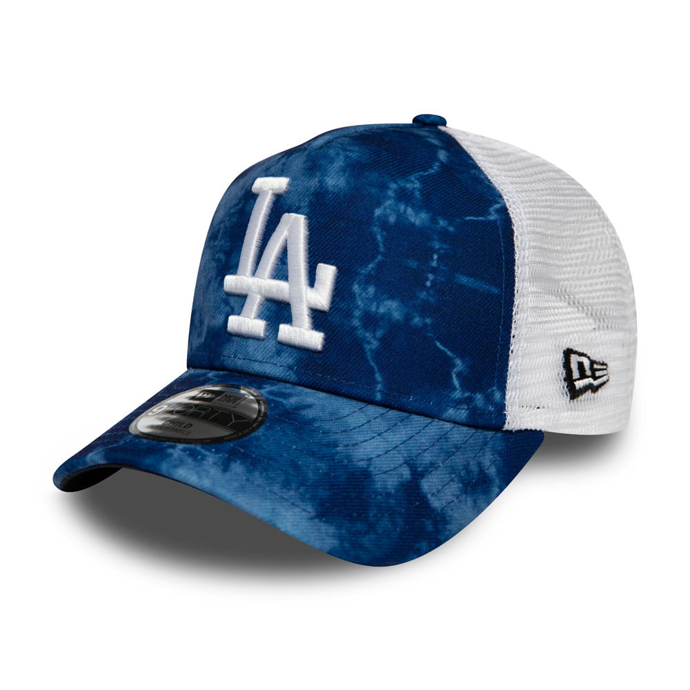 Casquette Trucker Enfant 9FORTY MLB Tie Dye L.A. Dodgers bleu marine NEW ERA