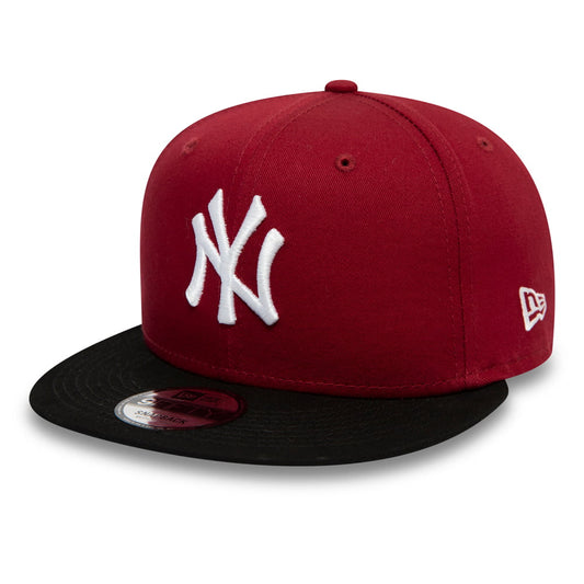 Casquette Snapback 9FIFTY MLB Colour Block New York Yankees cardinal-noir NEW ERA