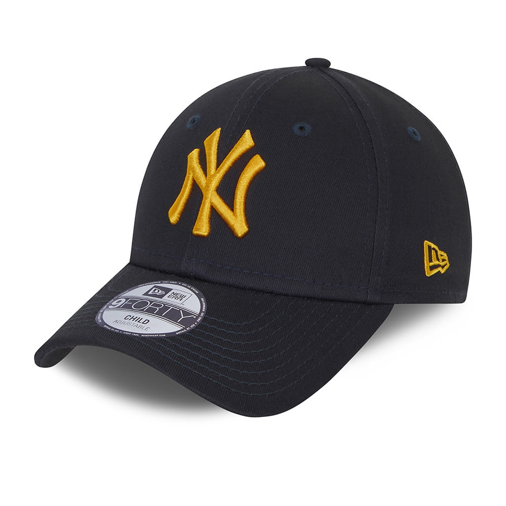 Casquette Enfant 9FORTY MLB League Essential New York Yankees marine-or NEW ERA
