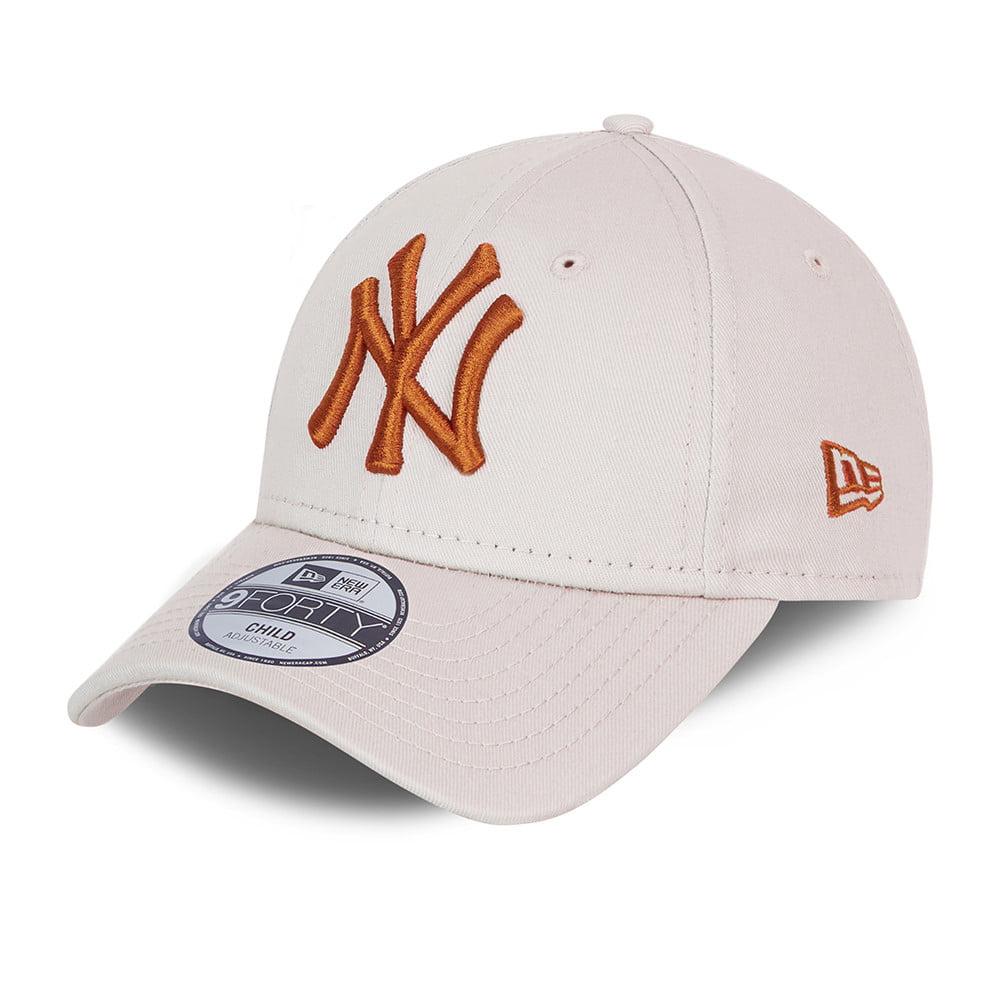 Casquette Enfant 9FORTY MLB League Essential New York Yankees pierre-toffee NEW ERA