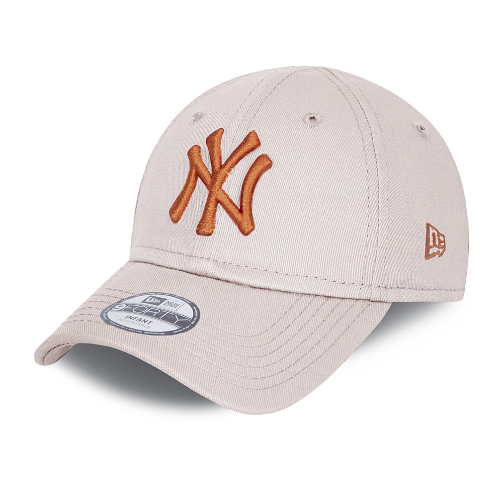 Casquette Bébé 9FORTY MLB League Essential New York Yankees pierre-toffee NEW ERA