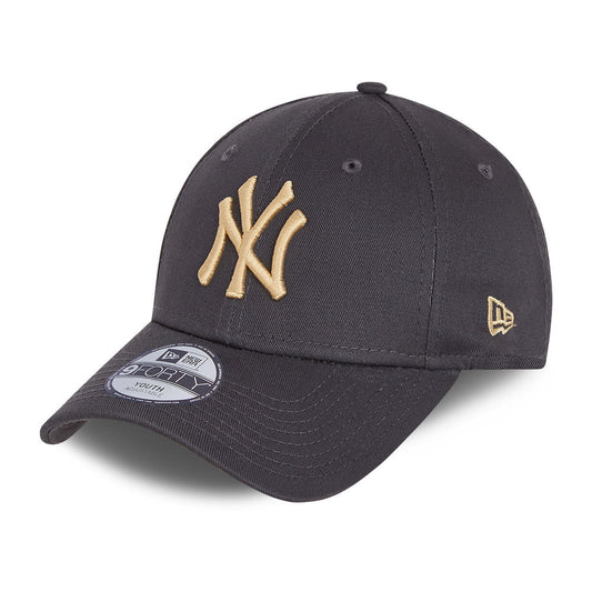 Casquette Enfant 9FORTY MLB League Essential N.Y. Yankees graphite-pierre NEW ERA