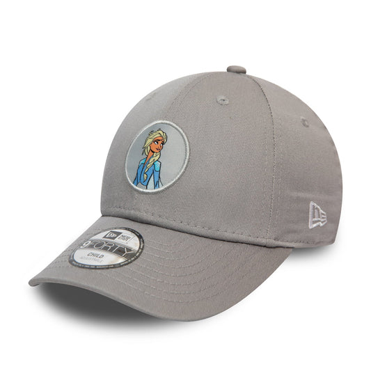 Casquette Enfant 9FORTY Disney Reine Des Neiges Logo Elsa gris NEW ERA