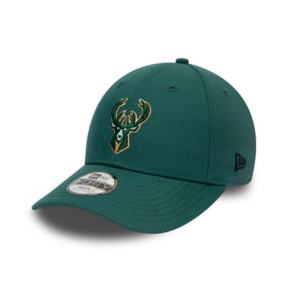 Casquette Enfant 9FORTY NBA The League Milwaukee Bucks vert sapin NEW ERA