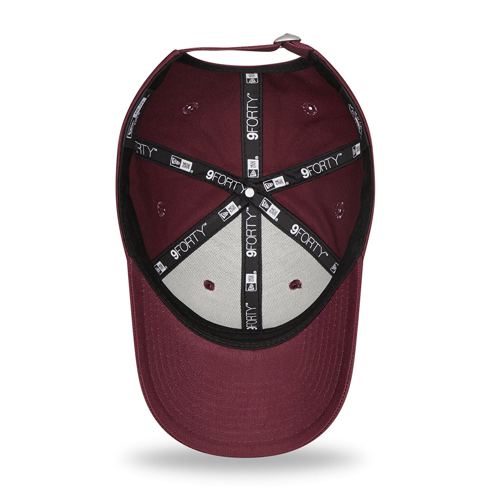 Casquette Enfant 9FORTY MLB League Essential New York Yankees bordeaux-blanc NEW ERA