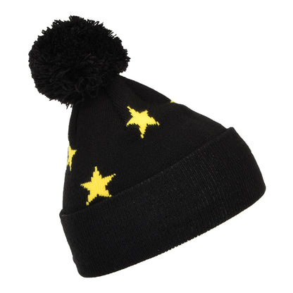 Bonnet à Pompon Enfant Étoiles Batman noir-jaune NEW ERA