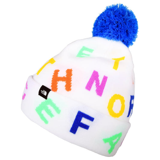 Bonnet à Pompon Enfant Ski Tuke blanc-multi THE NORTH FACE