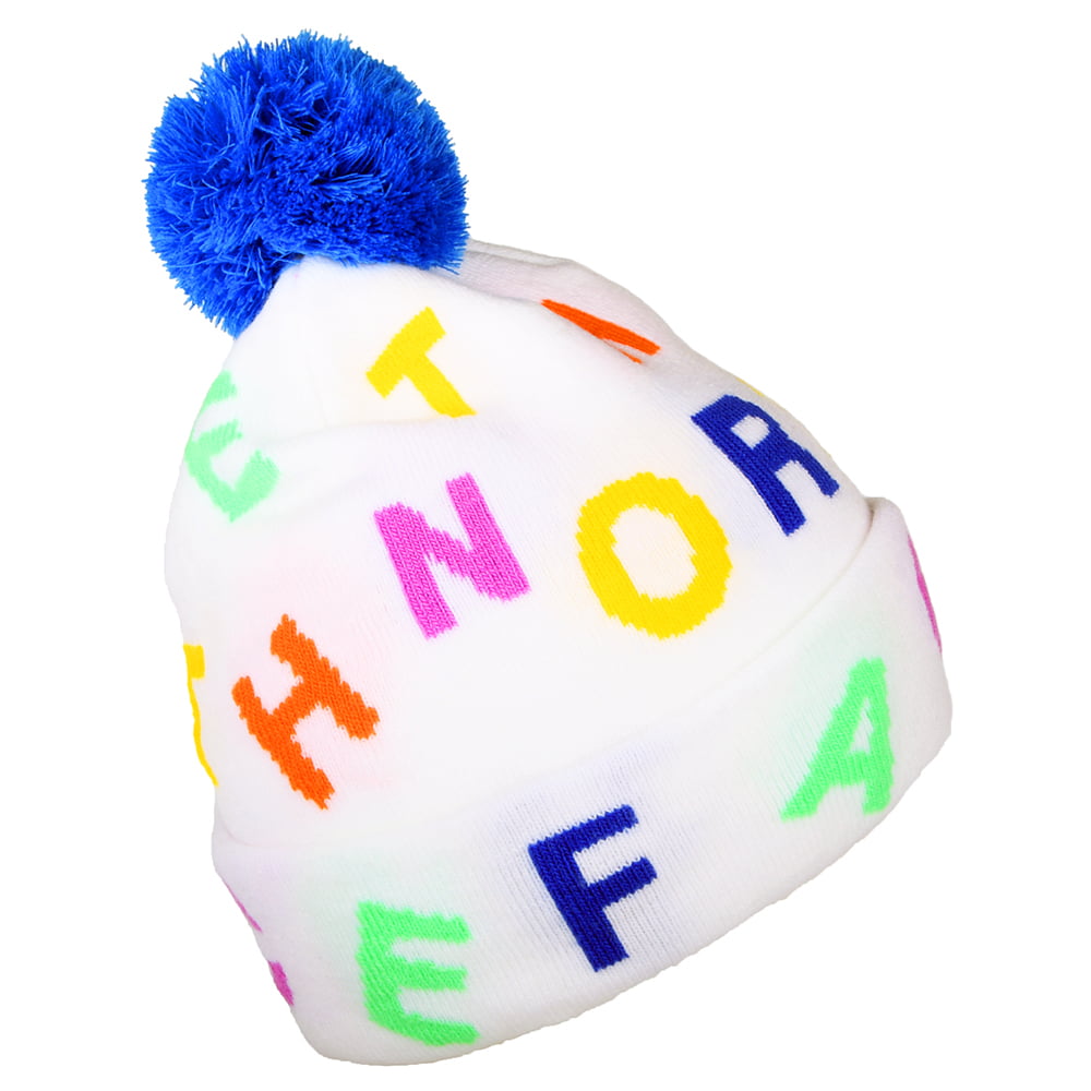 Bonnet à Pompon Enfant Ski Tuke blanc-multi THE NORTH FACE