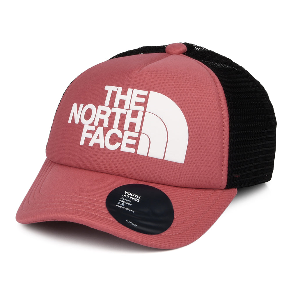 Casquette Trucker Enfant Logo vieux rose THE NORTH FACE