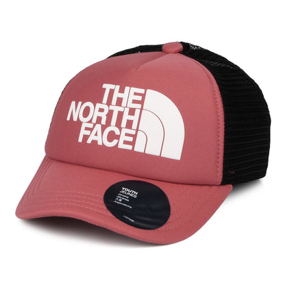 Casquette Trucker Enfant Logo vieux rose THE NORTH FACE
