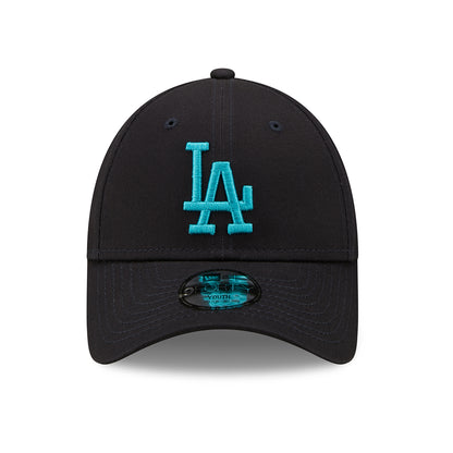 Casquette Enfant 9FORTY MLB League Essential L.A. Dodgers bleu marine-turquoise NEW ERA