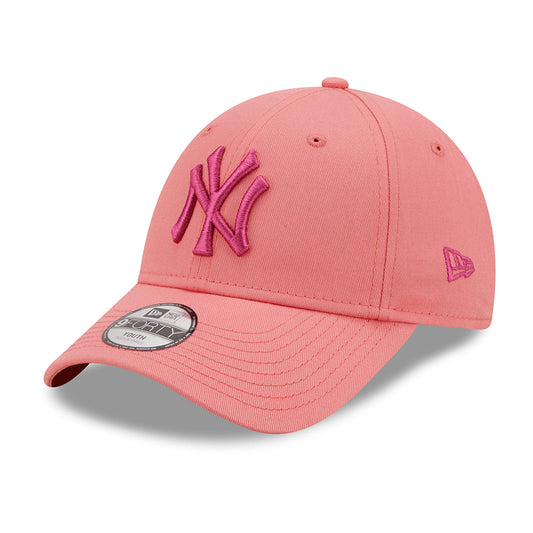 Casquette Enfant 9FORTY MLB League Essential New York Yankees rose clair-rose NEW ERA