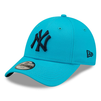 Casquette Enfant 9FORTY MLB League Essential New York Yankees turquoise-bleu marine NEW ERA
