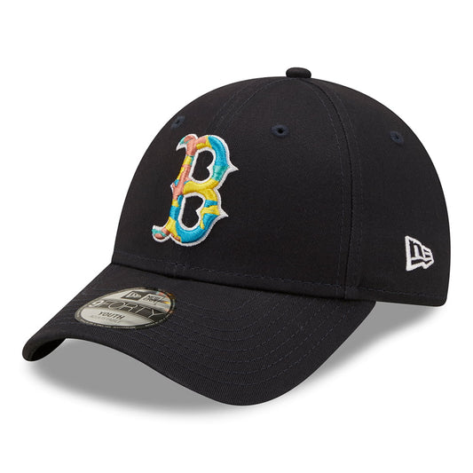 Casquette Enfant 9FORTY MLB Camo Infill Boston Red Sox bleu marine NEW ERA