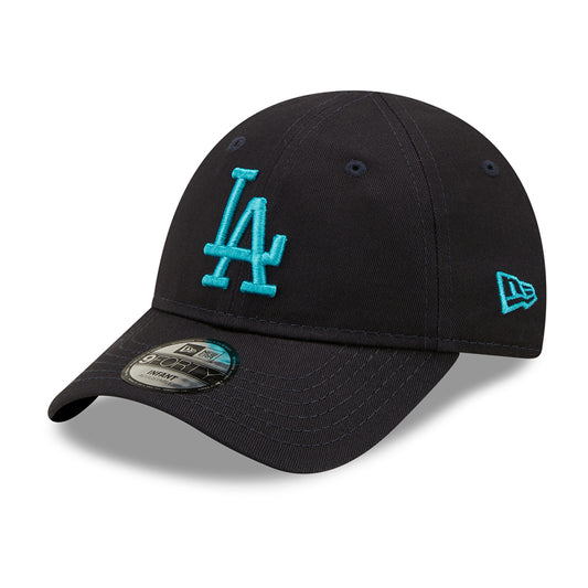 Casquette Bébé 9FORTY MLB League Essential L.A. Dodgers bleu marine-turquoise NEW ERA