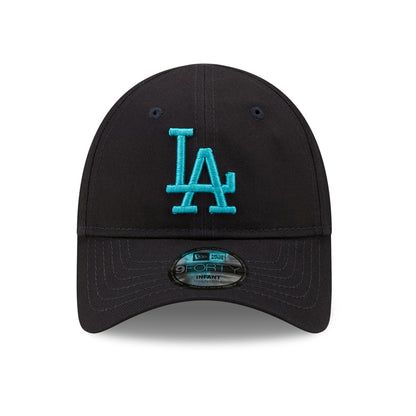 Casquette Bébé 9FORTY MLB League Essential L.A. Dodgers bleu marine-turquoise NEW ERA