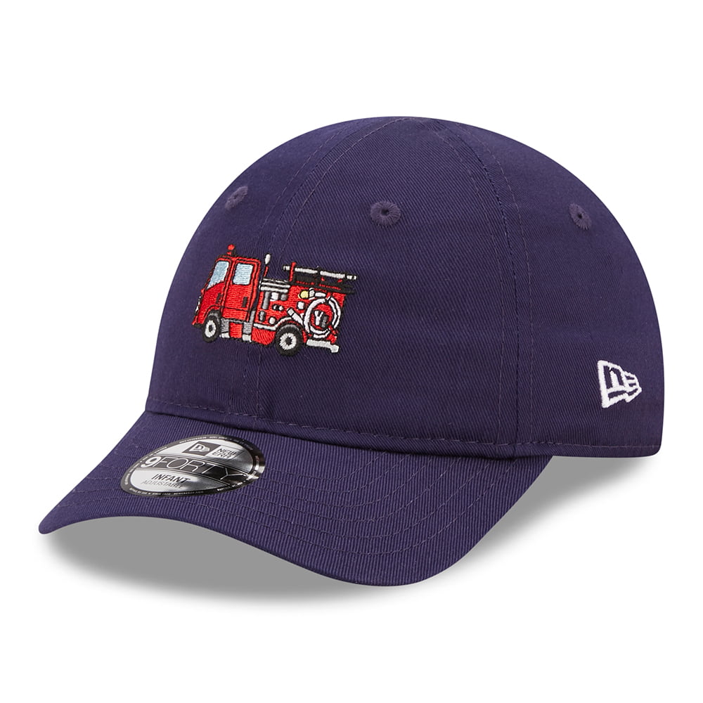 Casquette Bébé 9FORTY Icon Fire Engine bleu marine NEW ERA