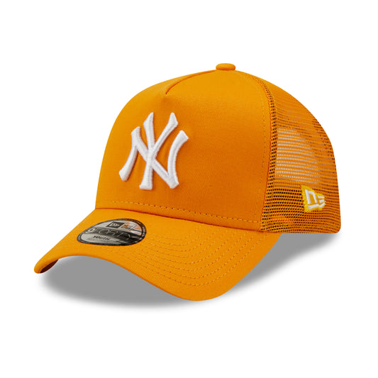 Casquette Trucker Enfant 9FORTY MLB Tonal Mesh A-Frame New York Yankees orange NEW ERA