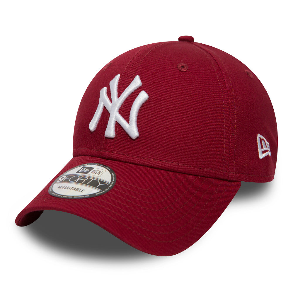 Casquette Enfant 9FORTY MLB League Essential New York Yankees écarlate-blanc NEW ERA