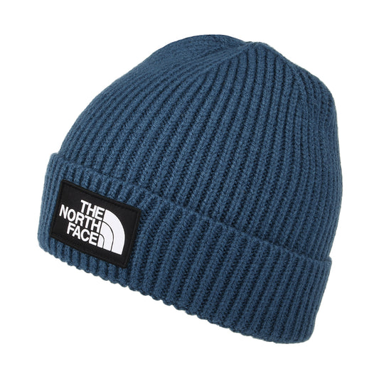 Bonnet Enfant à Revers TNF Box Logo bleu THE NORTH FACE