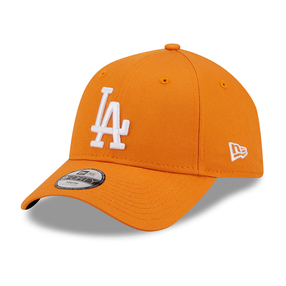 Casquette Enfant 9FORTY MLB League Essential L.A. Dodgers orange-blanc NEW ERA