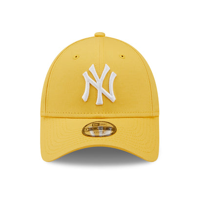 Casquette Enfant 9FORTY MLB League Essential New York Yankees jaune-blanc NEW ERA