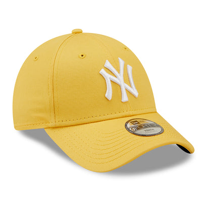 Casquette Enfant 9FORTY MLB League Essential New York Yankees jaune-blanc NEW ERA