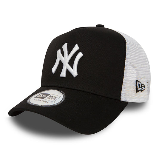 Casquette Trucker Enfant 9FORTY MLB Essential A-Frame New York Yankees noir-blanc NEW ERA